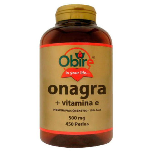 ACEITE DE ONAGRA + VITAMINA E - 450 PERLAS