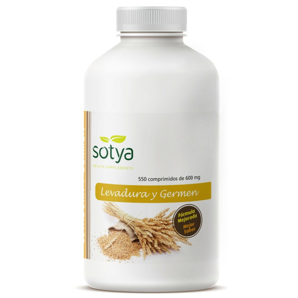 LEVADURA DE CERVEZA Y GERMEN DE TRIGO - 550 COMPRIMIDOS