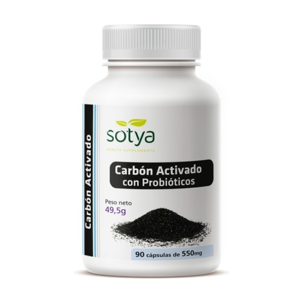 CARBÓN ACTIVADO CON PROBIÓTICOS- 90 CÁPSULAS