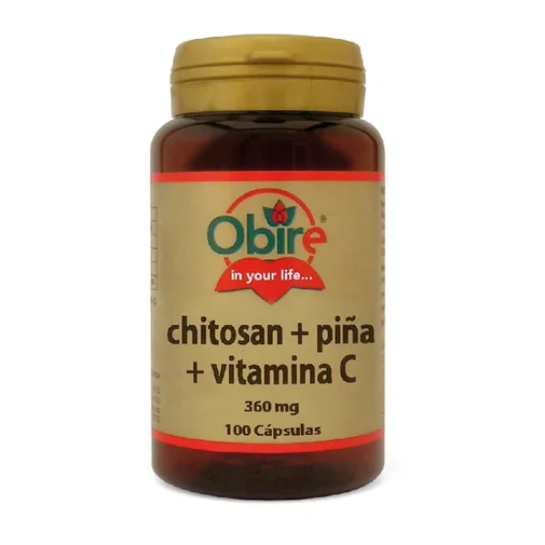 CHITOSAN, PIÑA, VITAMINA C - 100 CÁPSULAS