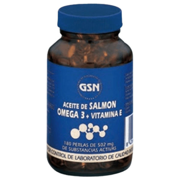 ACEITE SALMÓN + OMEGA 3 + VITAMINA E - 180 PERLAS