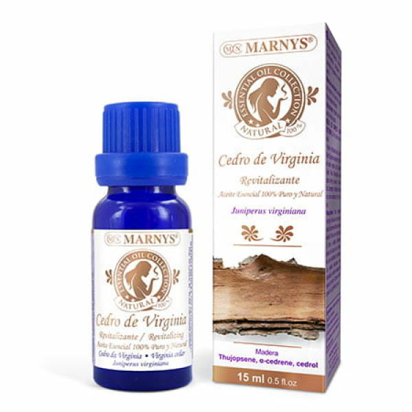 Aceite Esencial de Cedro de Virginia Revitalizante 15 ml MARNYS.