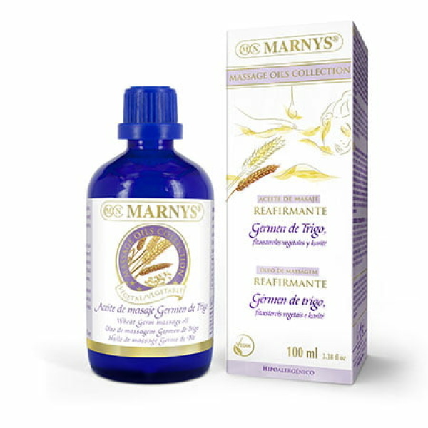 Aceite de masaje Germen de trigo 100 ml MARNYS. 100% vegetal.