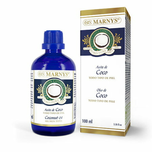 Aceite de Coco 100 ml MARNYS. Bronceador y acondicionador.