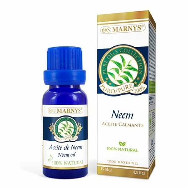 Aceite de Neem 15 ml MARNYS | Puro vegetal 100% | Piel y cabello