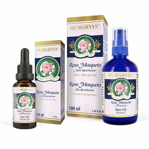 Aceite Revitalizante Rosa Mosqueta MARNYS. Vegetal 100%.