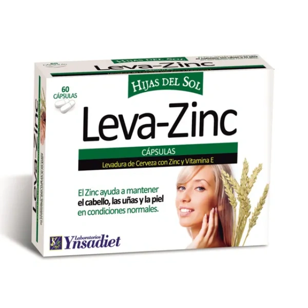 LEVA-ZINC CABELLO, UÑAS Y PIEL - 60 CÁPSULAS