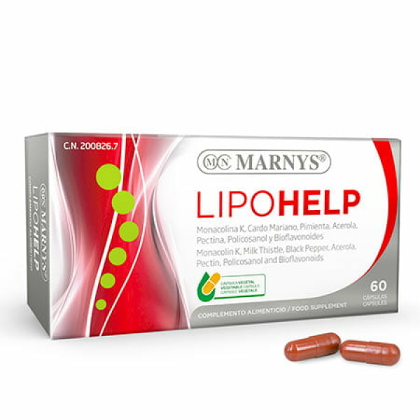 Lipohelp, mantén normales los niveles de colesterol, con Monacolina K