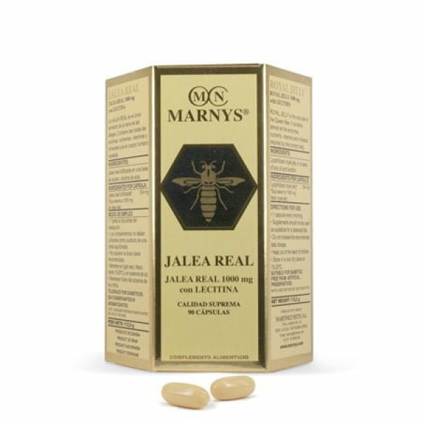 Jalea Real 1000 mg con Lecitina 90 cápsulas MARNYS.