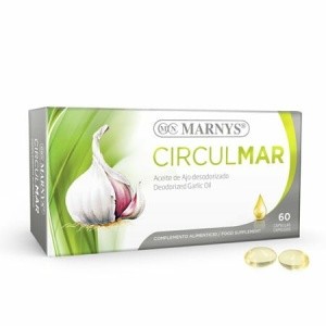 Aceite de Ajo Circulmar 60 cápsulas de ajo desodorizado MARNYS.
