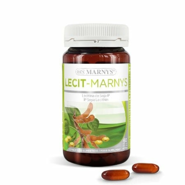 Lecit Lecitina de Soja 60 X 1200 mg MARNYS.
