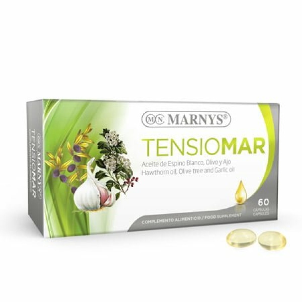 Tensiomar MARNYS. Aceite de espino blanco, olivo y ajo.