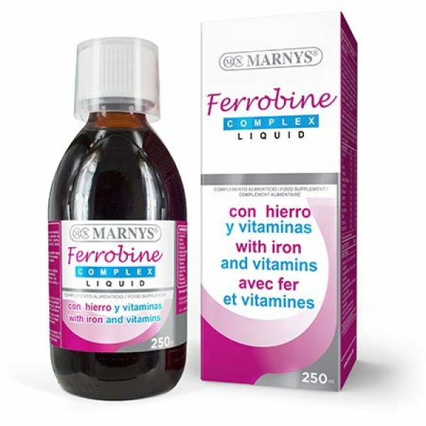 Hierro Jarabe | Ferrobine Complex MARNYS | Hierro y 27 Frutas