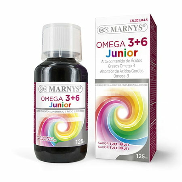 Omega 3 + 6 Junior MARNYS para el crecimiento y desarrollo de los niños