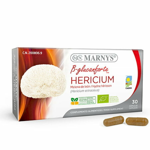 Melena de León Cápsulas | Hericium BIO Línea B-glucanforte MARNYS