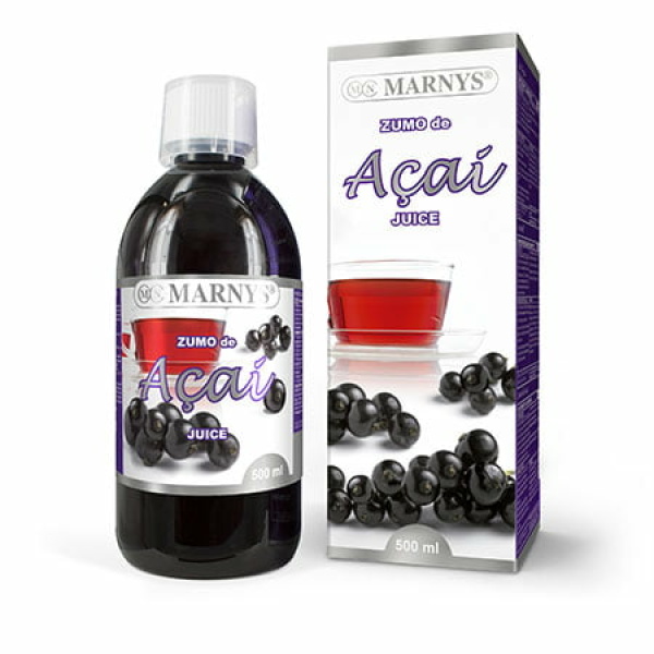 Açai Zumo Natural. Apto para Veganos | 500 ml | MARNYS