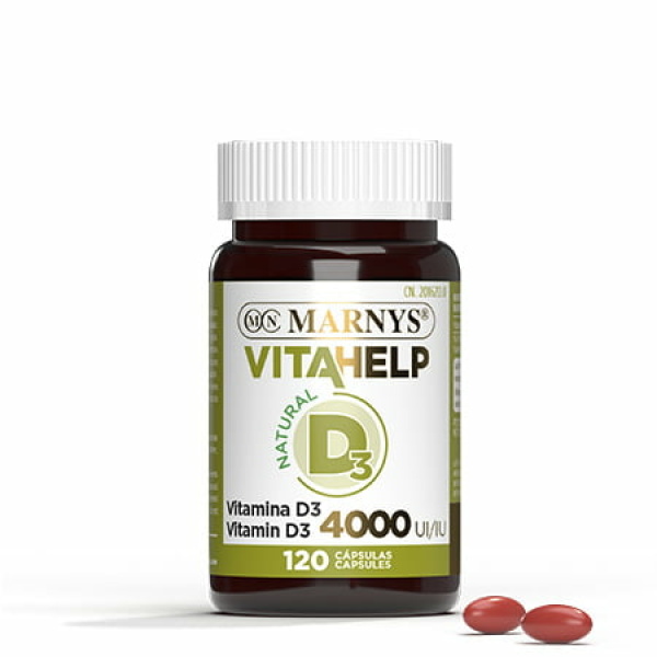 Vitamina D 4000 UI Cápsulas | Vitamina D VITAHELP MARNYS