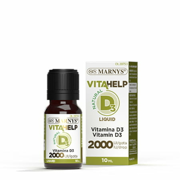 Vitamina D 2000 UI Líquida | Vitamina D VITAHELP MARNYS