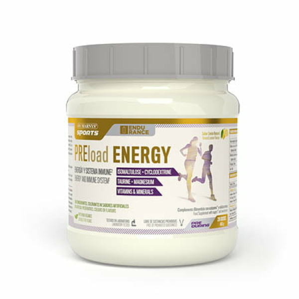Preload Energy | Línea Endurance Nutrición deportiva MARNYS Sports