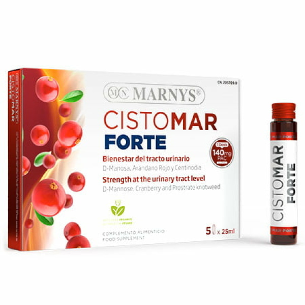 Cistomar Forte Viales. Bienestar integral del tracto urinario | MARNYS