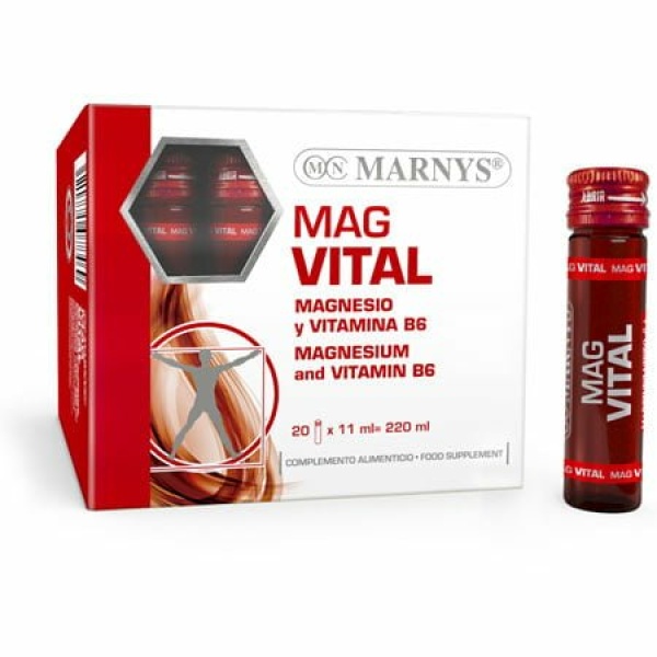 Magnesio y vitamina B6 | Mag Vital MARNYS | Viales
