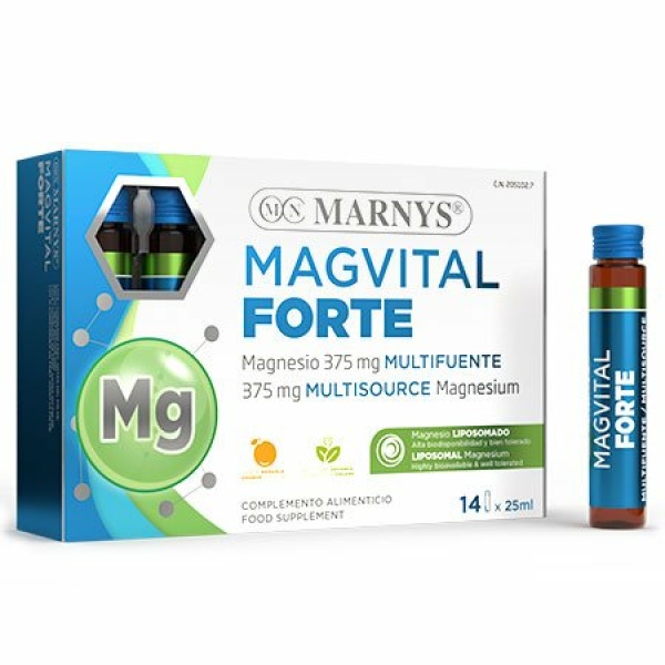 Magvital Forte, Magnesio Multifuente con alta biodisponibilidad - MARNYS