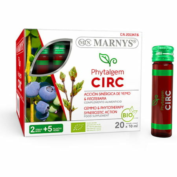 Ginkgo biloba y Vid roja | Phytalgem CIRC MARNYS | Viales