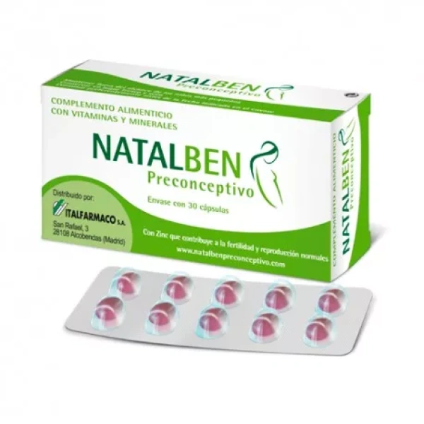 NATALBEN PRECONCEPTIVO - 30 CÁPSULAS