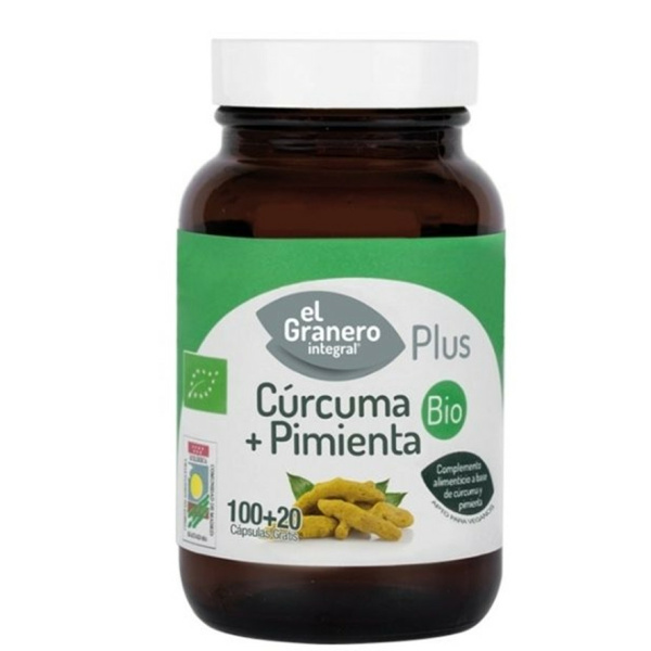 CÚRCUMA Y PIMIENTA - 120 CÁPSULAS