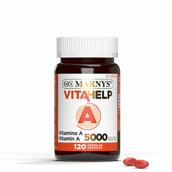 Vitamina A Cápsulas | Vitamina A 5000 UI VITAHELP MARNYS