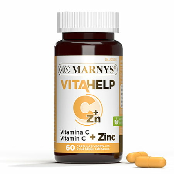 Vitamina C + Zinc Cápsulas | Línea VITAHELP MARNYS