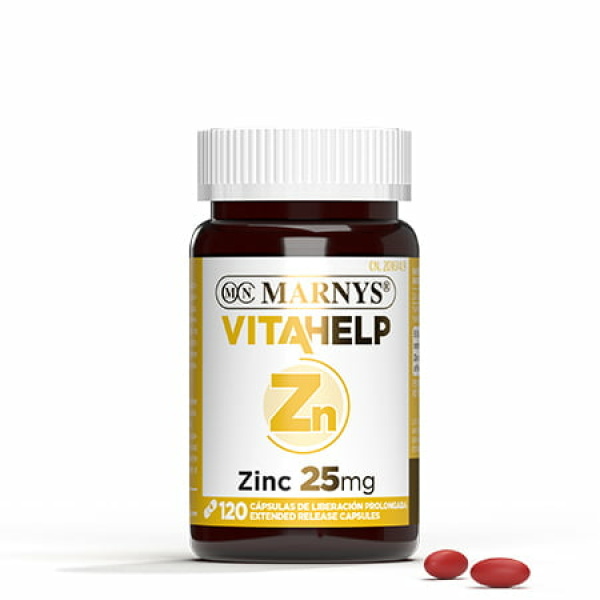 Zinc 25 mg formulación gastrorresistente | MARNYS Línea VITAHELP