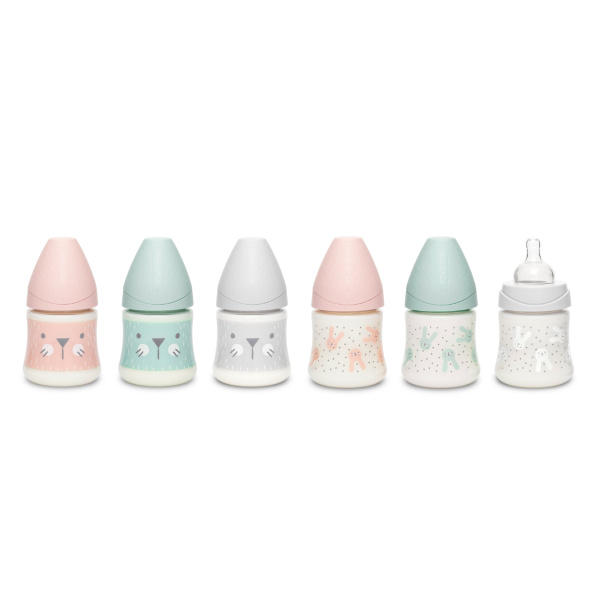Biberón PREMUIM 150ml Tetina 3 Pos. Silicona