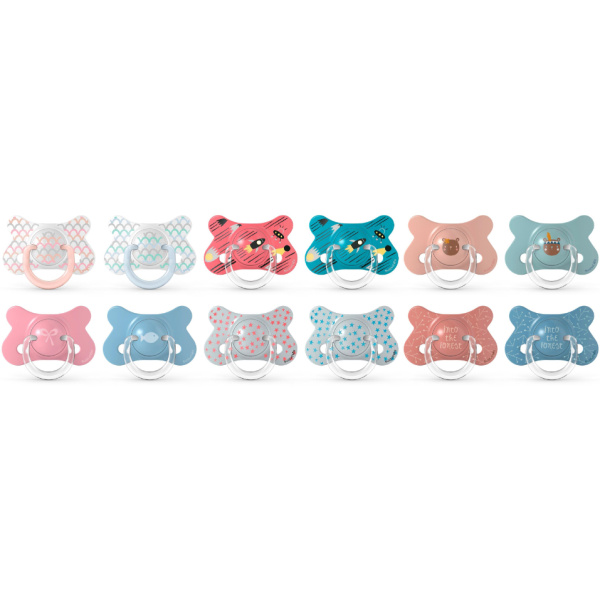Chupete Fusion Tet.Fisio Silicona 4-18M 2Us